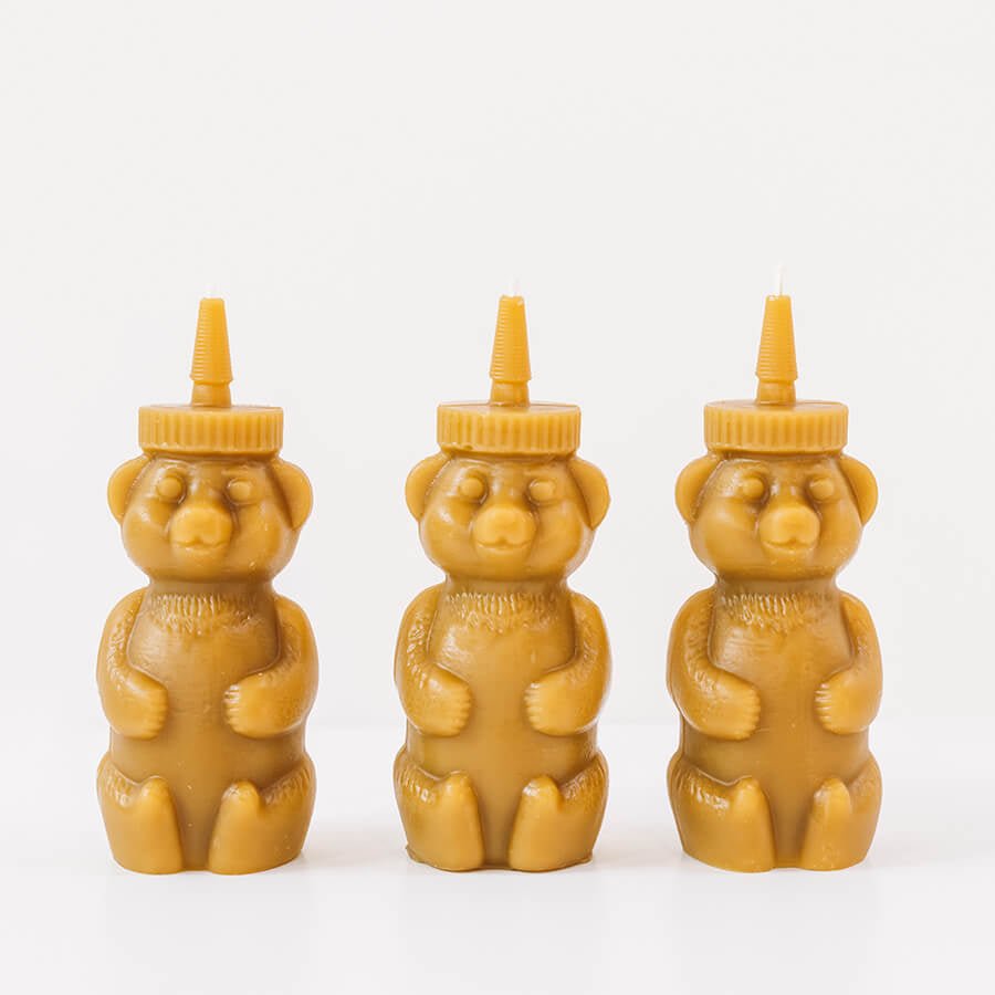 BEESWAX HONEY BEAR CANDLE - Concordia Style Boutique