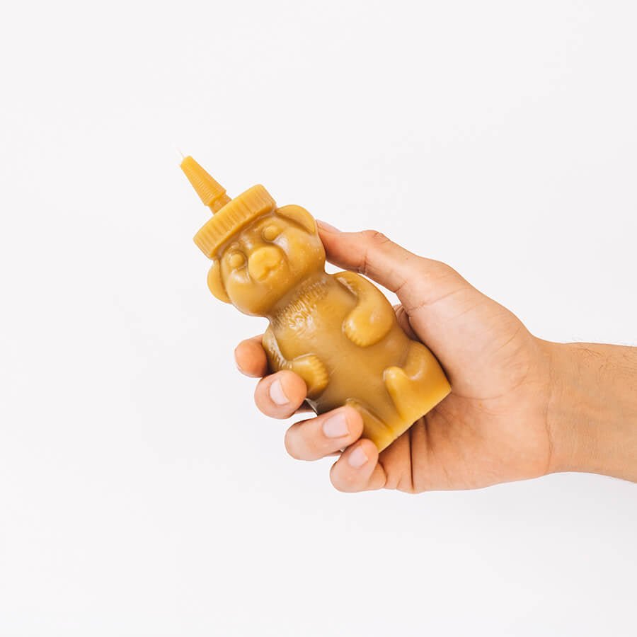 BEESWAX HONEY BEAR CANDLE - Concordia Style Boutique