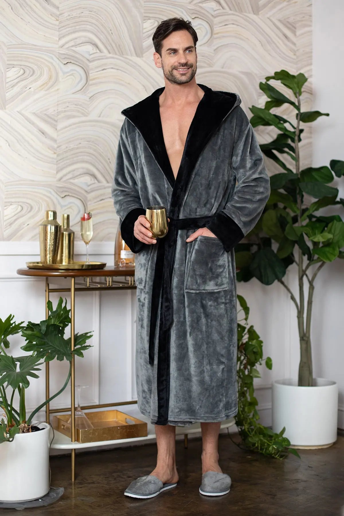 Men’s Robe with Hood – Ultra-Soft Plush Comfort for Everyday Use - Concordia Style Boutique