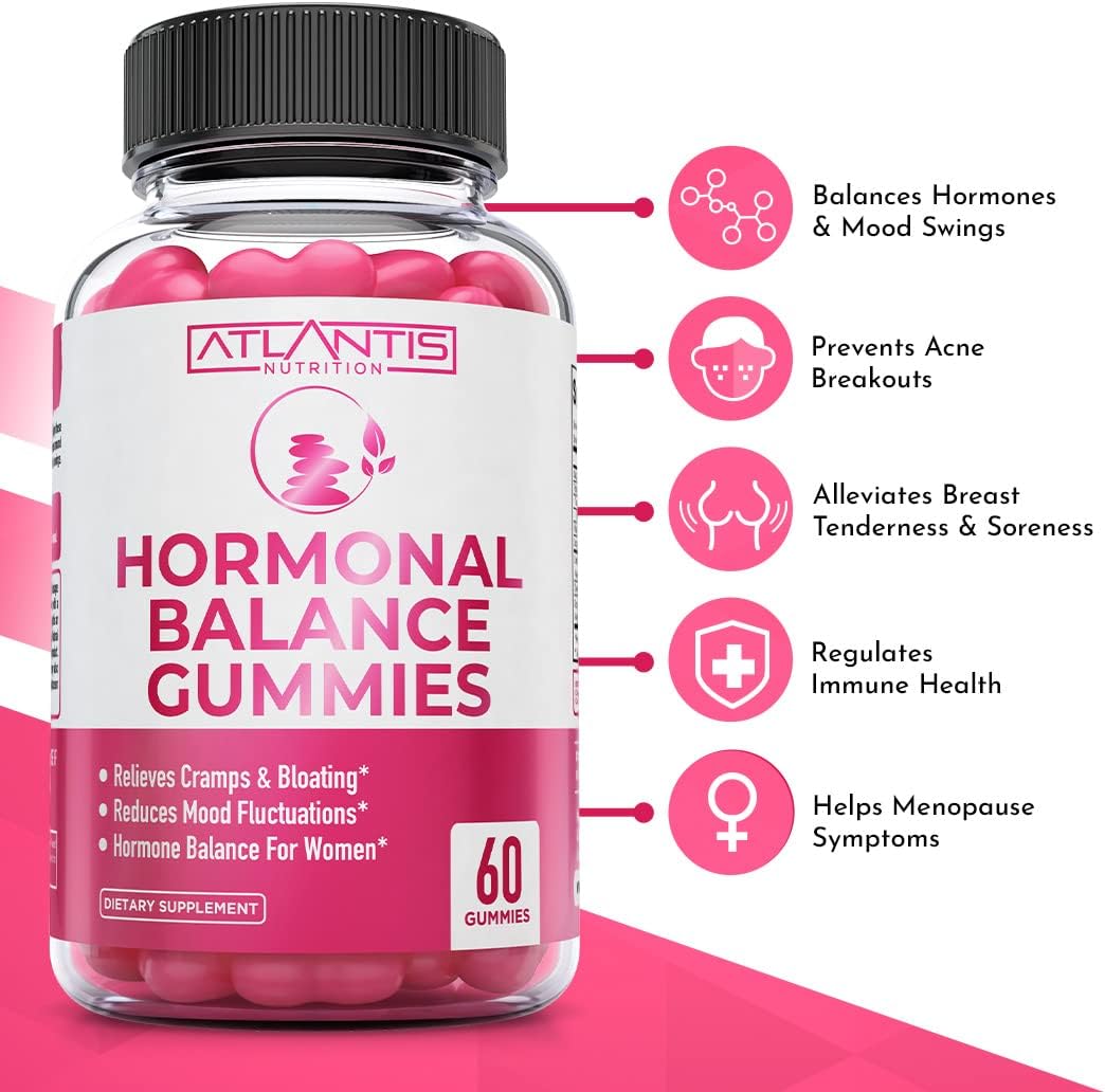 Hormonal Balance & PMS Relief Gummies – Mood & Cramp Support