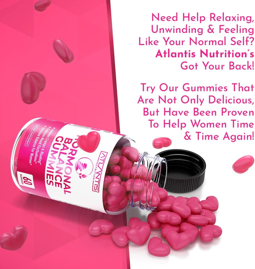Hormonal Balance & PMS Relief Gummies – Mood & Cramp Support