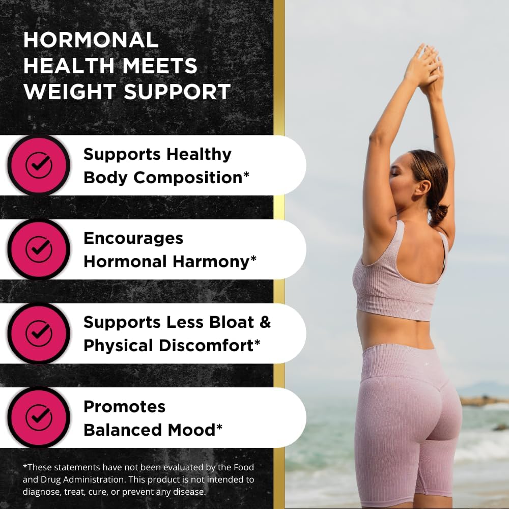 Hormone Balance for Women – Weight & Wellness Support, 90 Caps