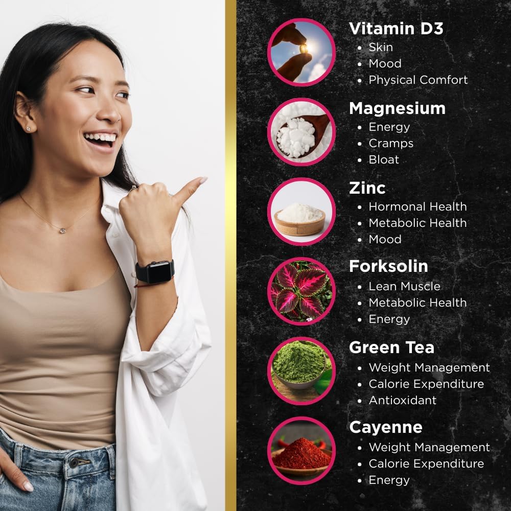Hormone Balance for Women – Weight & Wellness Support, 90 Caps