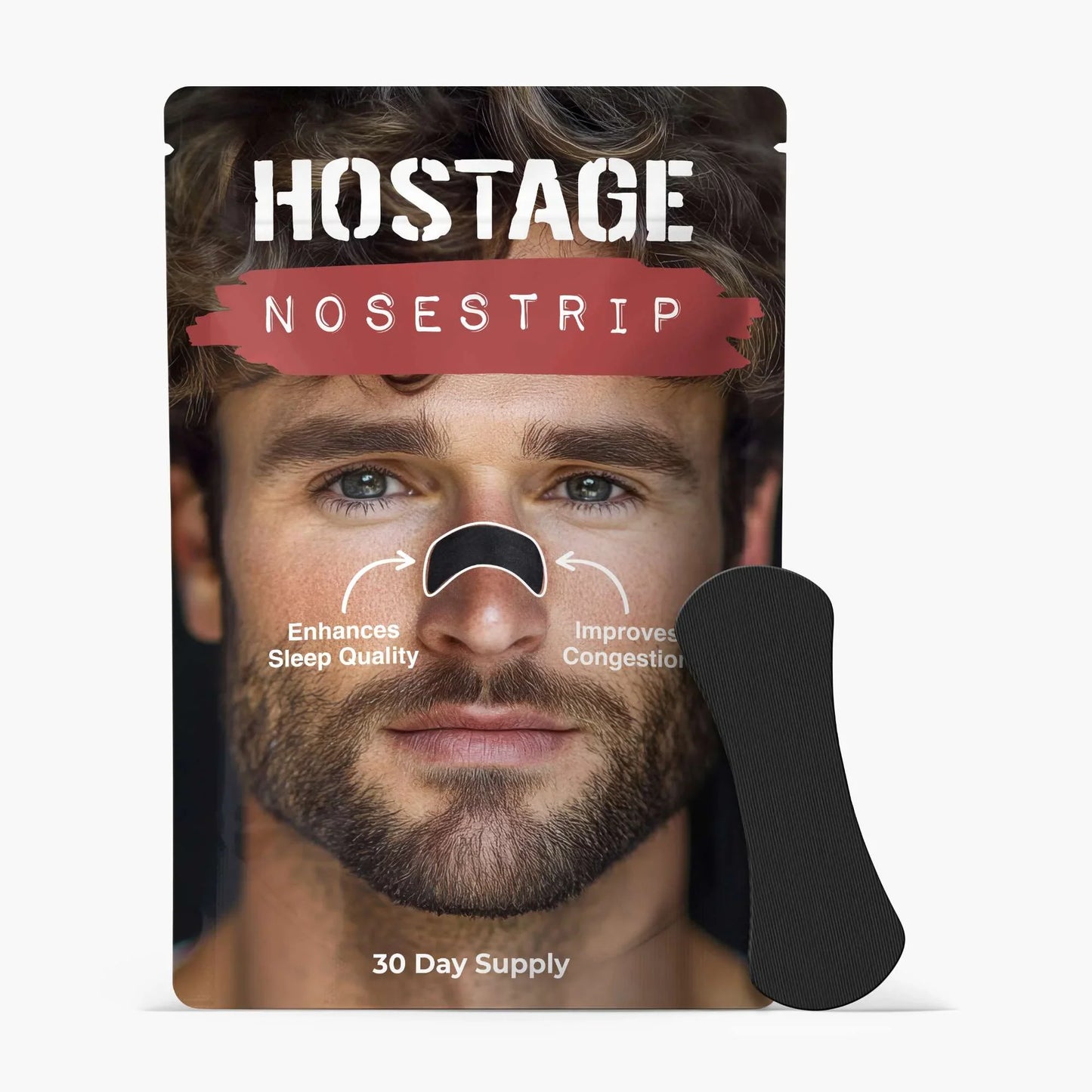 Hostage Nose Strips - Reduces Snoring and; Enhances Sleep Quality