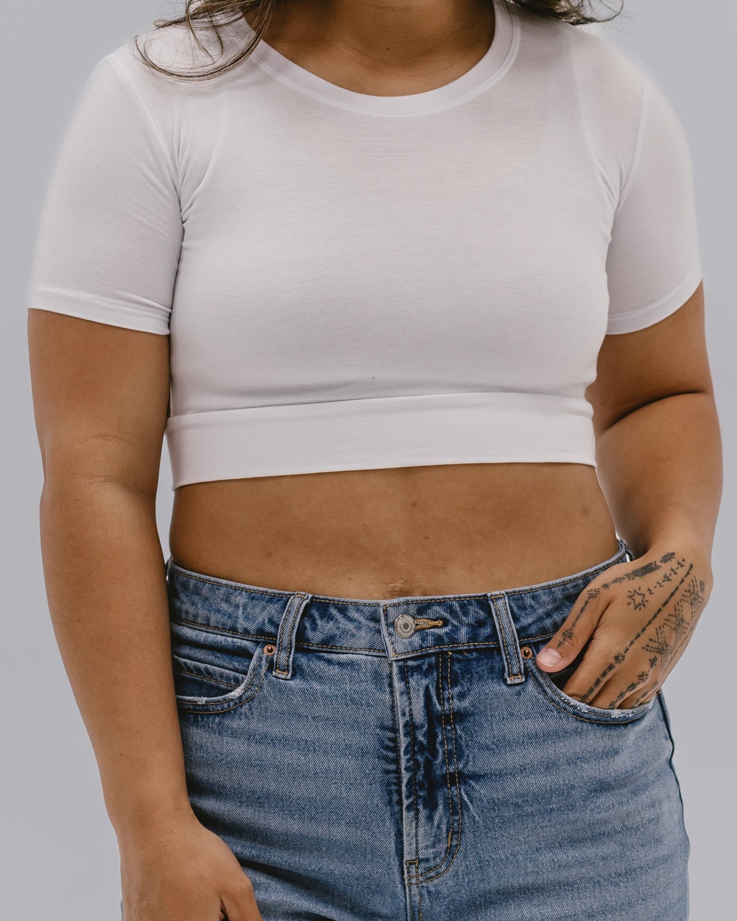 Crew Neck Boyfriend Halftee - Concordia Style Boutique