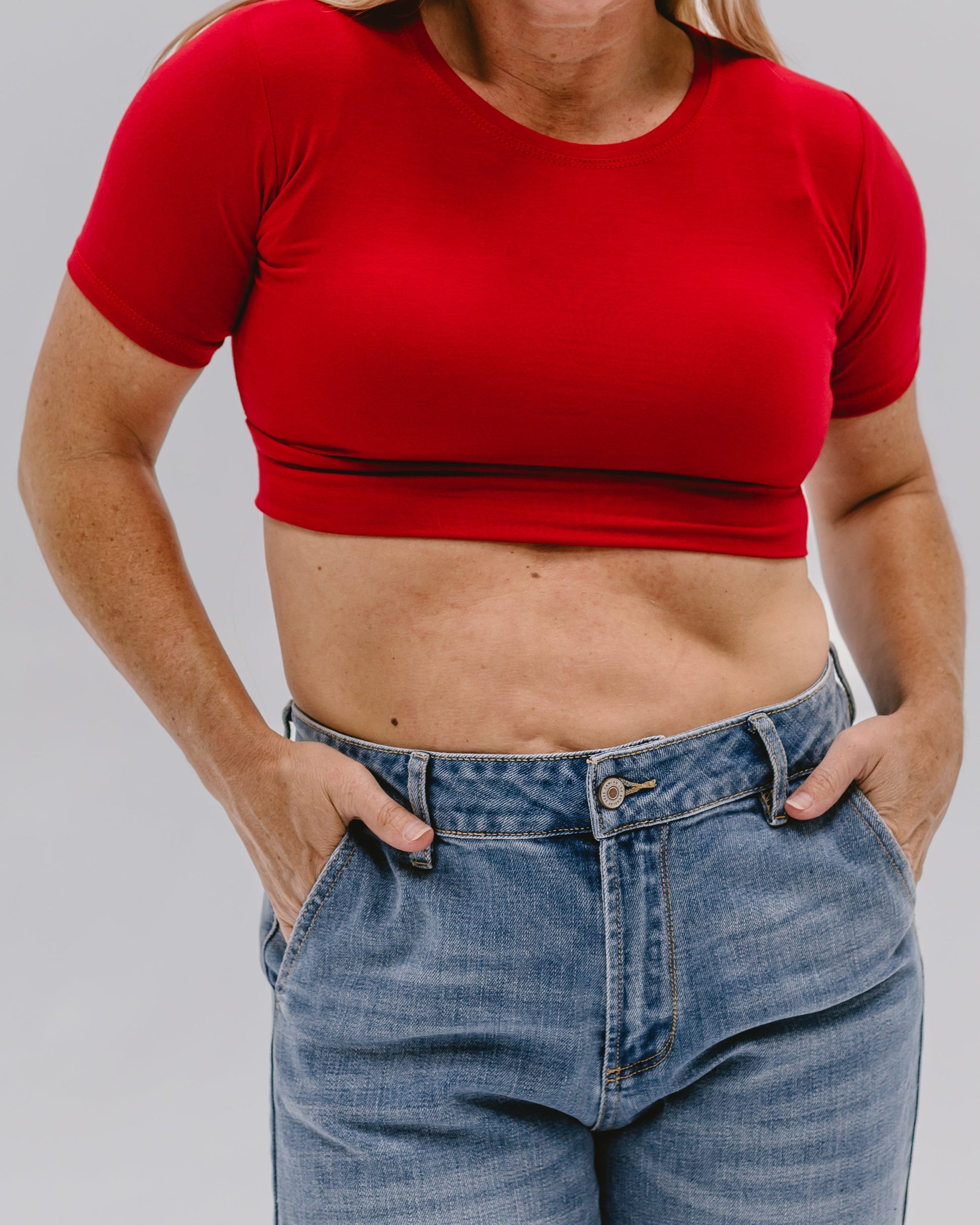 Crew Neck Boyfriend Halftee - Concordia Style Boutique