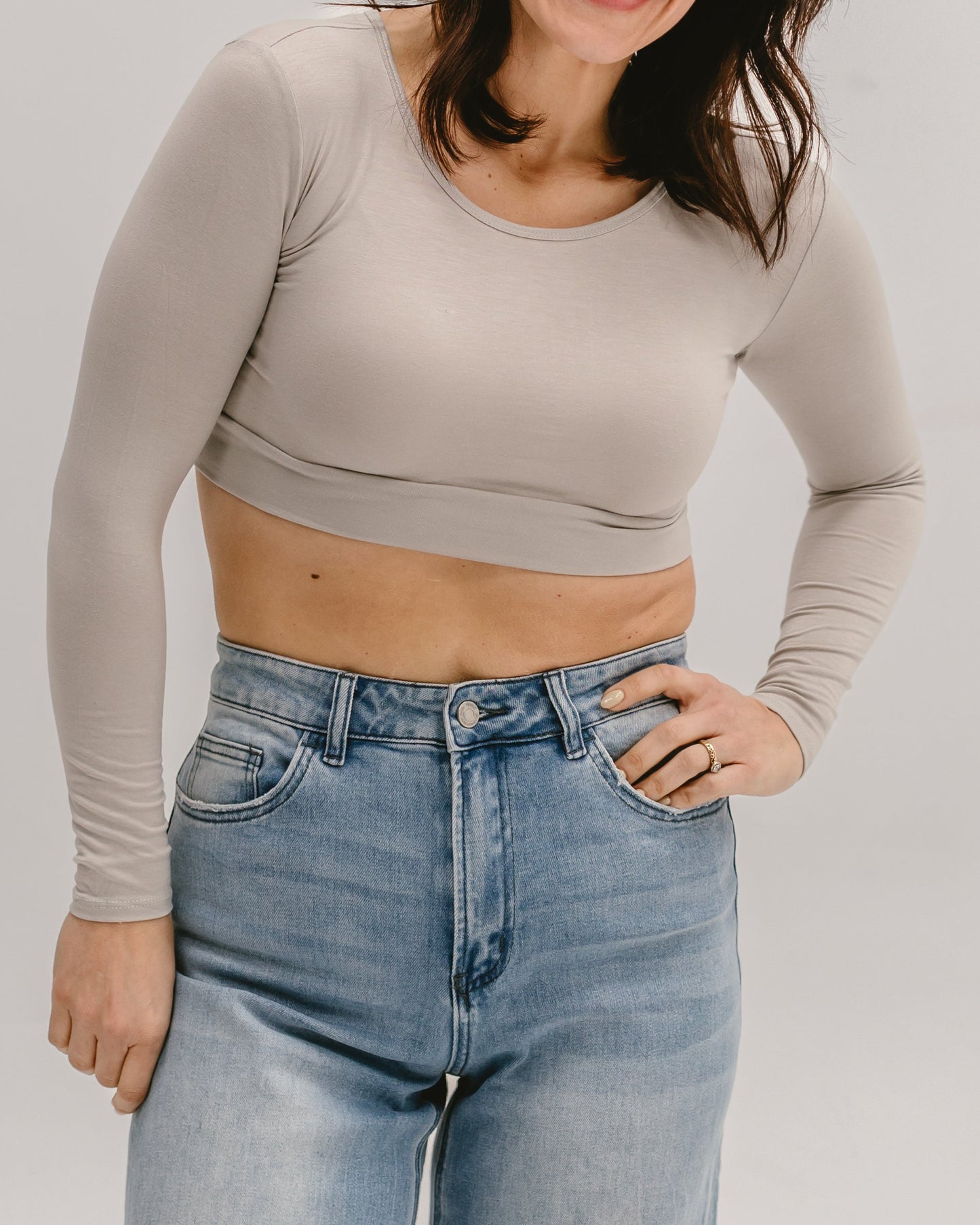 Classic Long Sleeve Halftee - Concordia Style Boutique