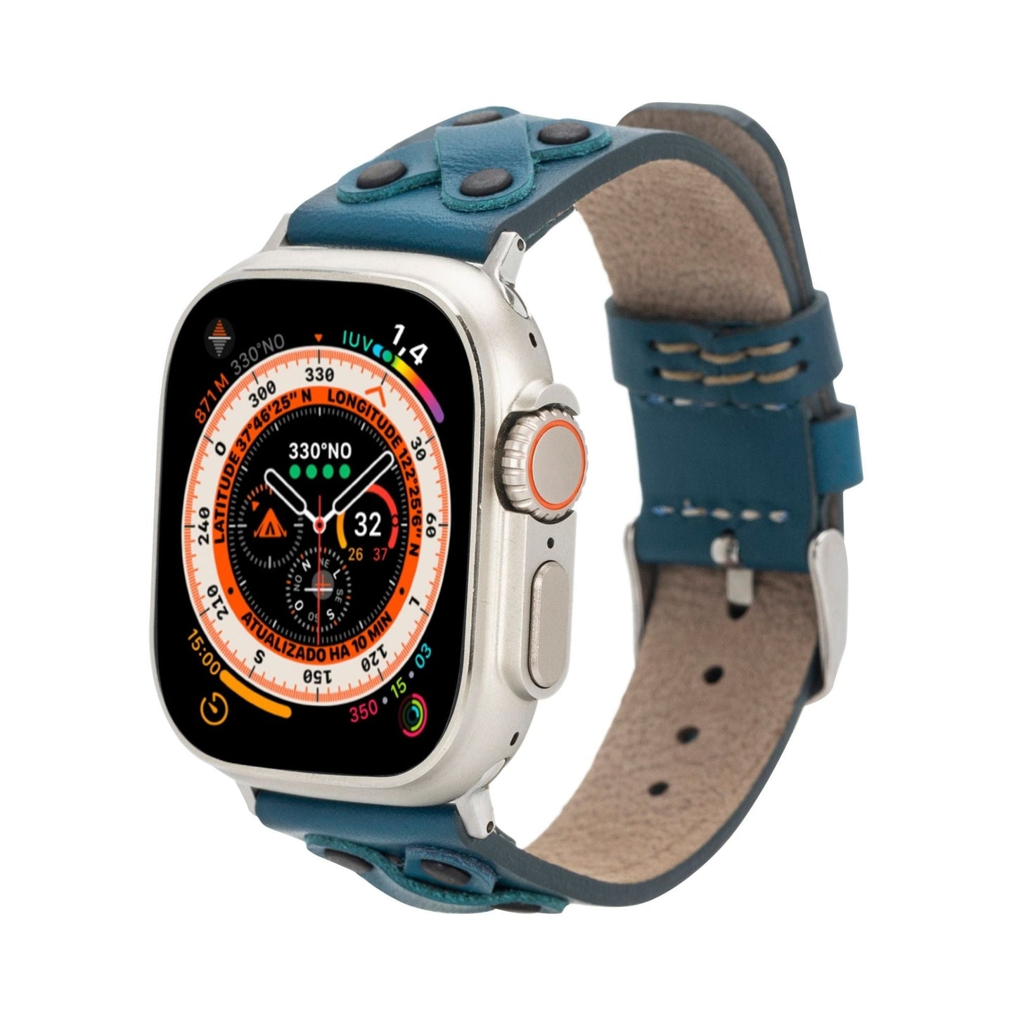 Hulett Leather Bands for Apple Watch 9, Ultra 2 & SE - Concordia Style Boutique
