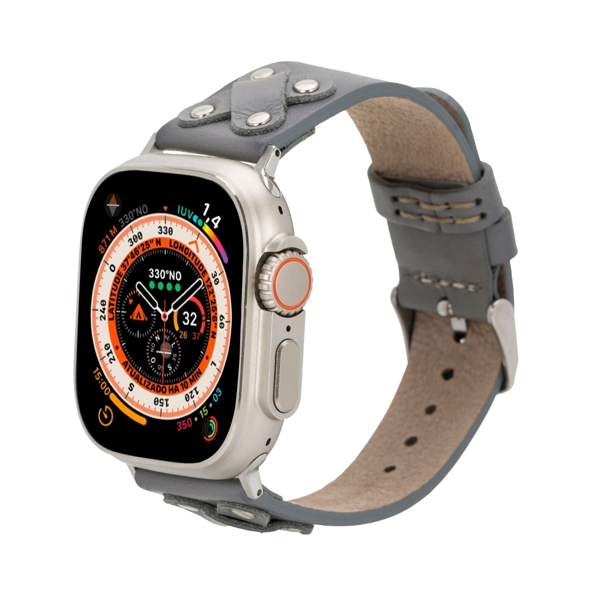Hulett Leather Bands for Apple Watch 9, Ultra 2 & SE - Concordia Style Boutique