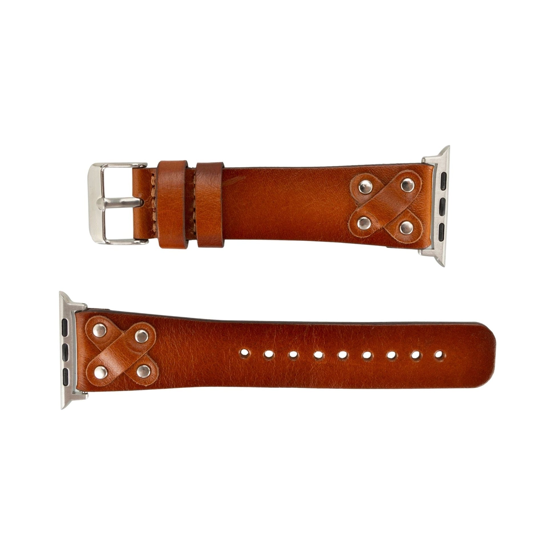 Hulett Leather Bands for Apple Watch 9, Ultra 2 & SE - Concordia Style Boutique