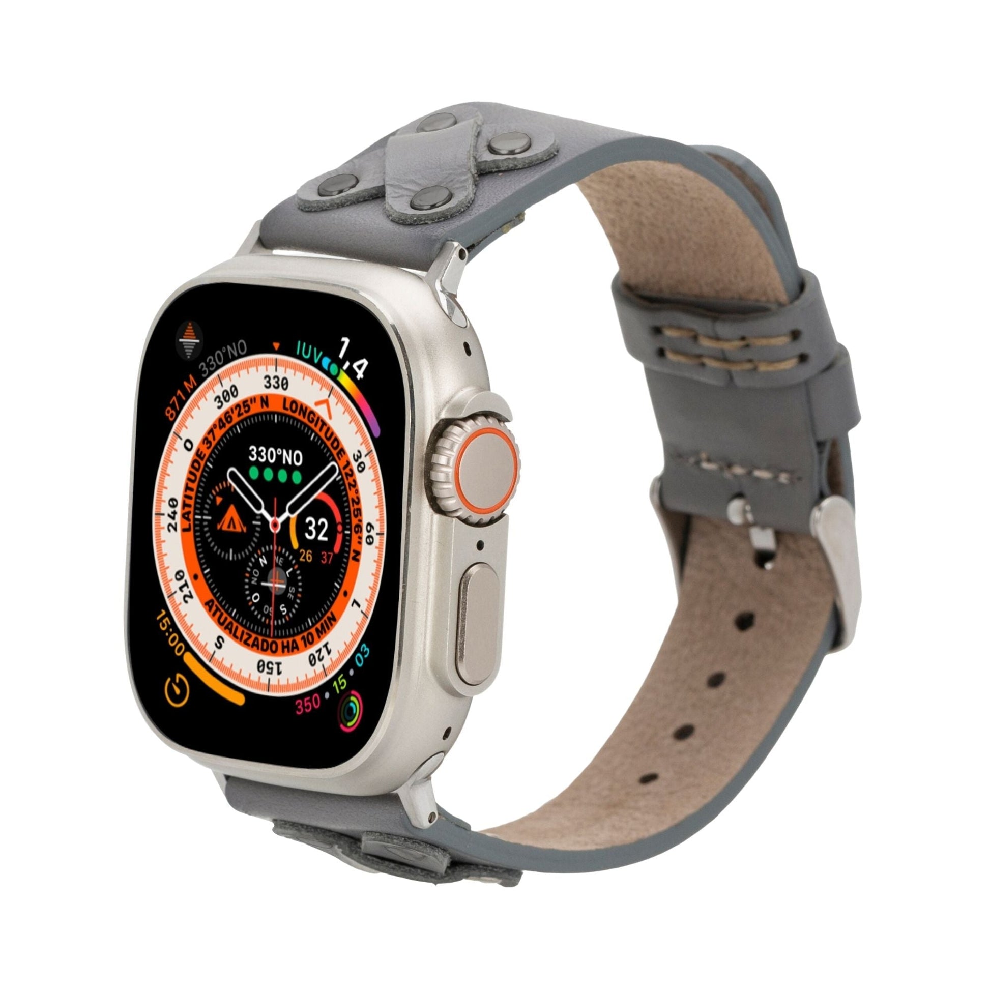 Hulett Leather Bands for Apple Watch 9, Ultra 2 & SE - Concordia Style Boutique