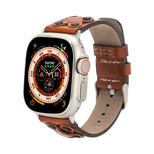 Hulett Leather Bands for Apple Watch 9, Ultra 2 & SE - Concordia Style Boutique