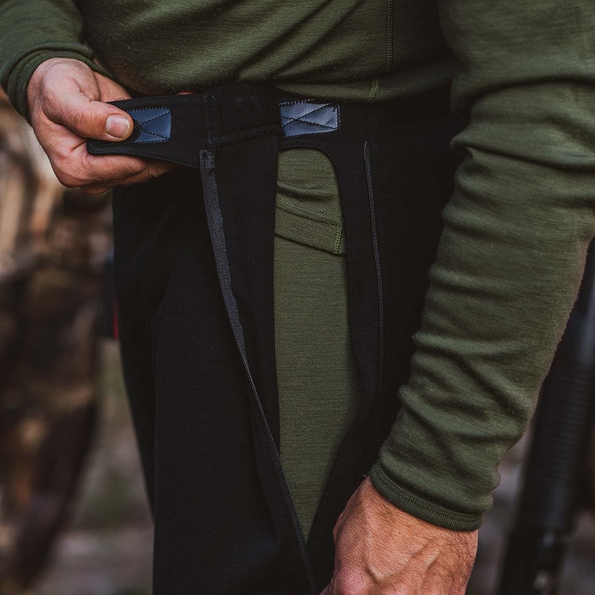 Heavyweight - Chugach Men's Zip-Off 3/4 Bottoms 100% Merino Wool - Concordia Style Boutique