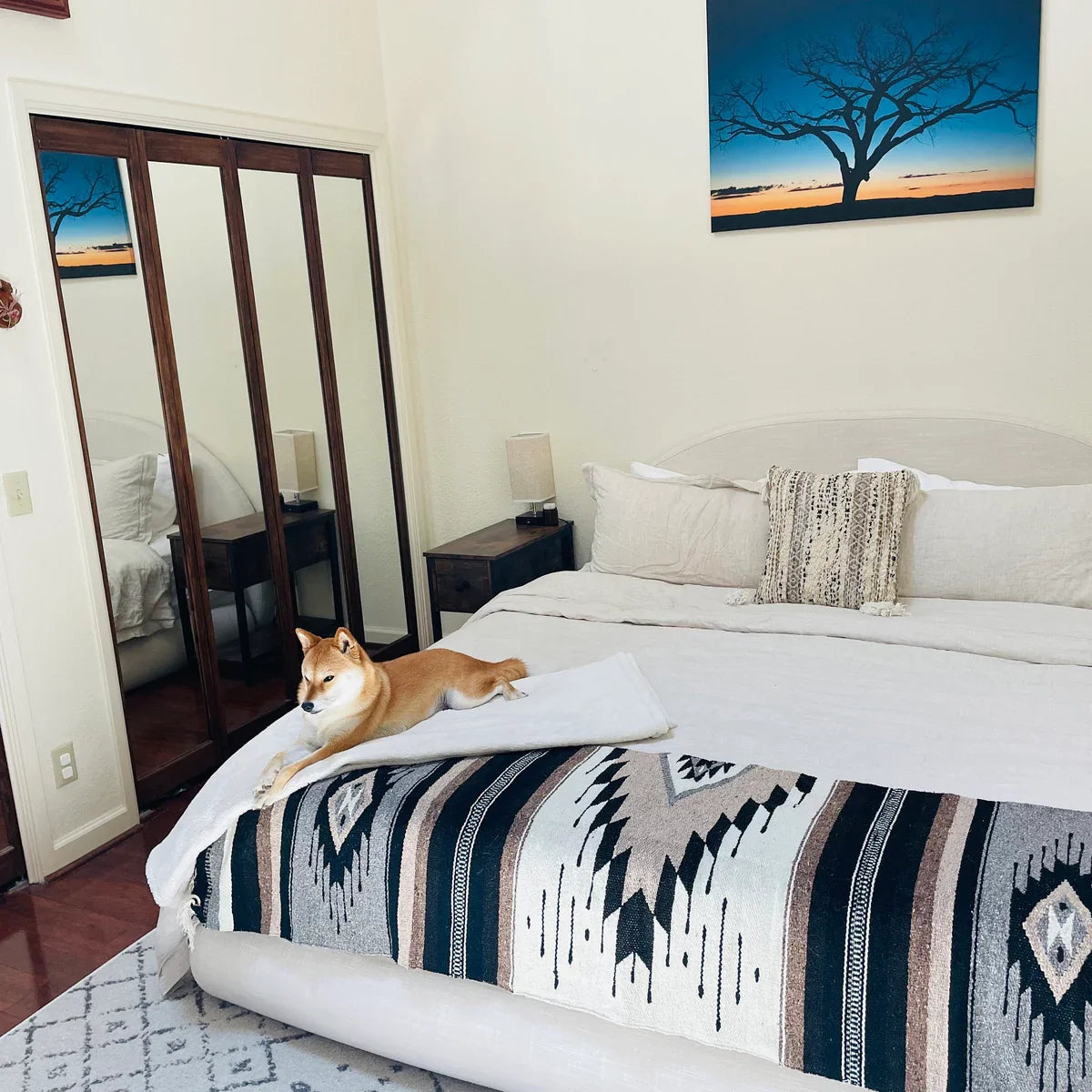 Brown Wool Mexican Blanket - Concordia Style Boutique