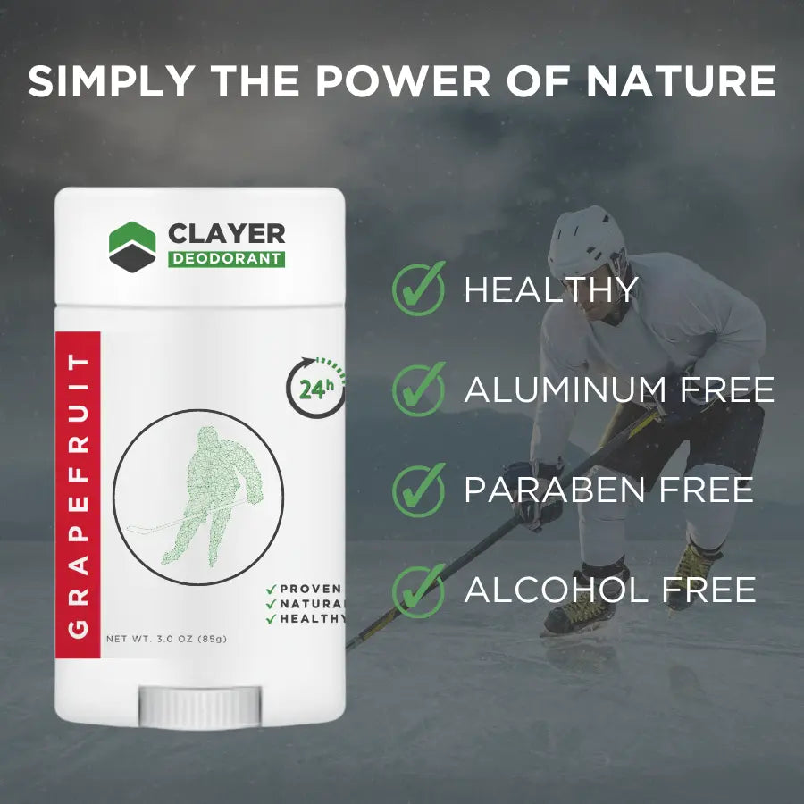 Natural Deodorant - Hockey Players - 3.35 OZ - NEW FORMULA - Concordia Style Boutique