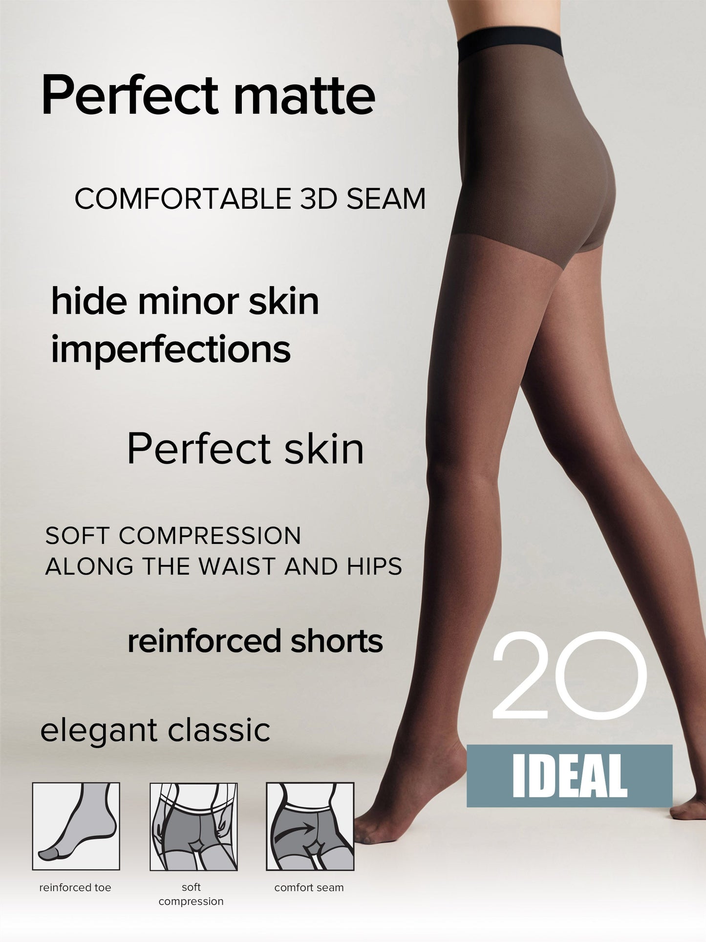 Tights Conte Ideal 20 Den - Ultimate Matt - Concordia Style Boutique