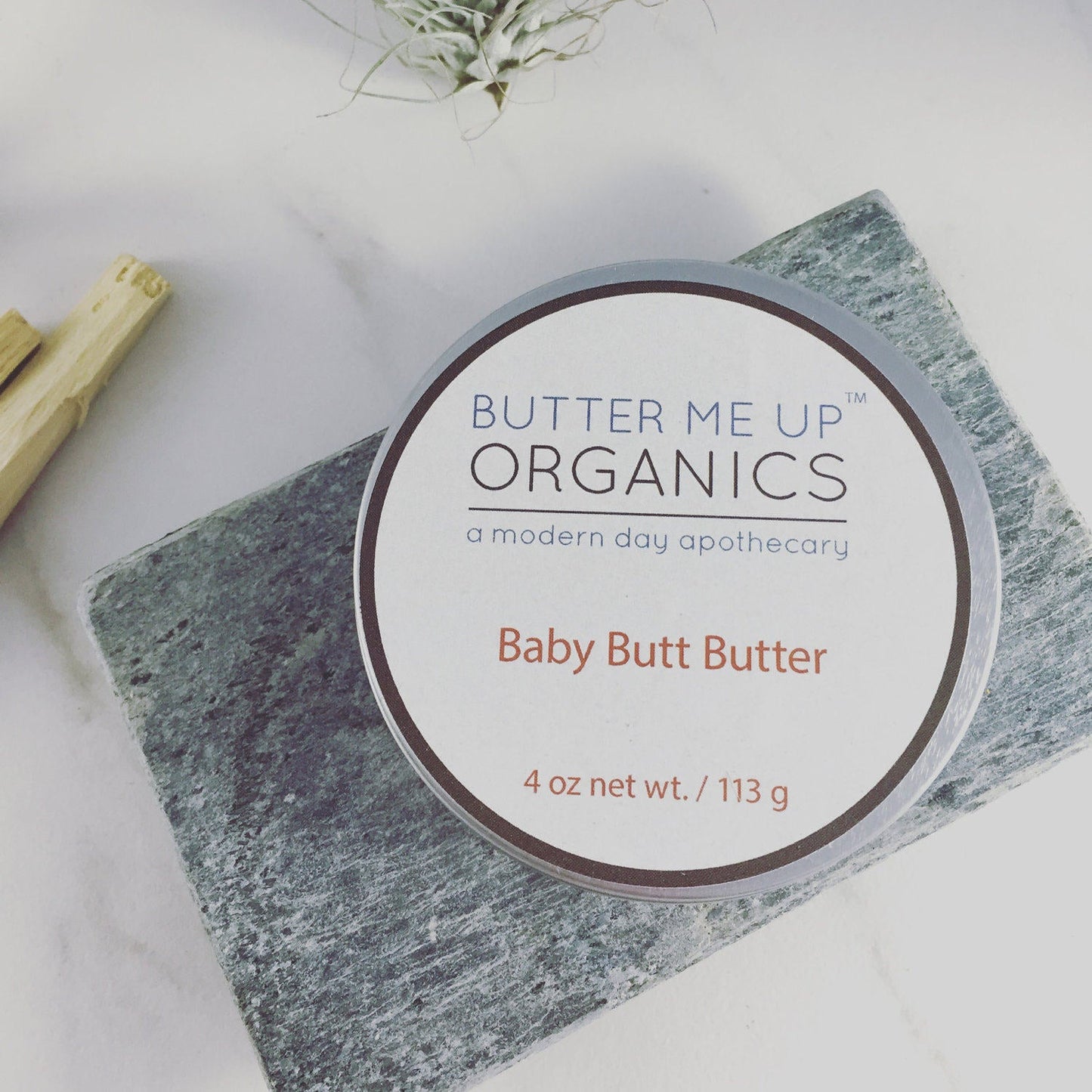 Baby Butt Butter / Organic Diaper Cream / Cloth Diapers Safe - Concordia Style Boutique