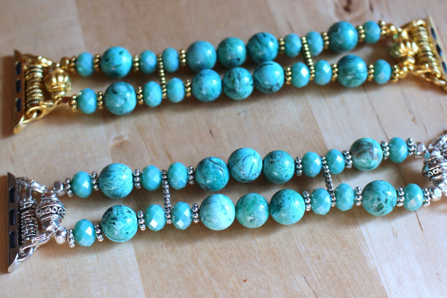 Watch Band for Apple Watch, Turquoise Crazy Lace Band