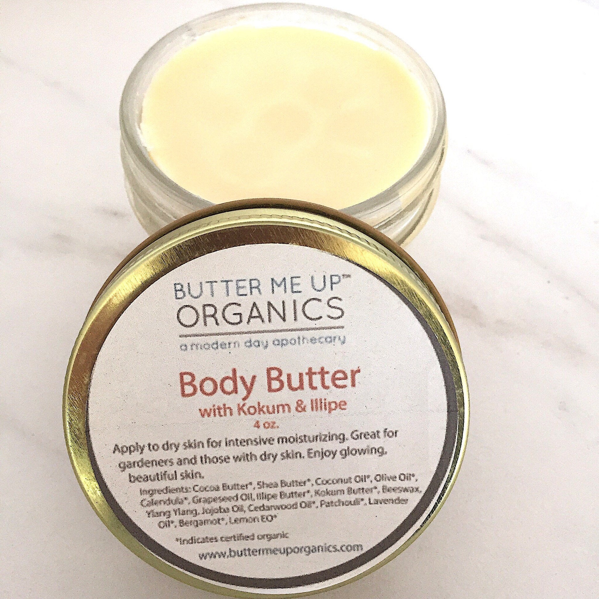 Organic Body Butter / Gardener's Hands / Gardner's Therapy / Elbow Lotion / Heel Lotion / Dry Skin / Dry Hands / Foot Lotion / Hydrating - Concordia Style Boutique