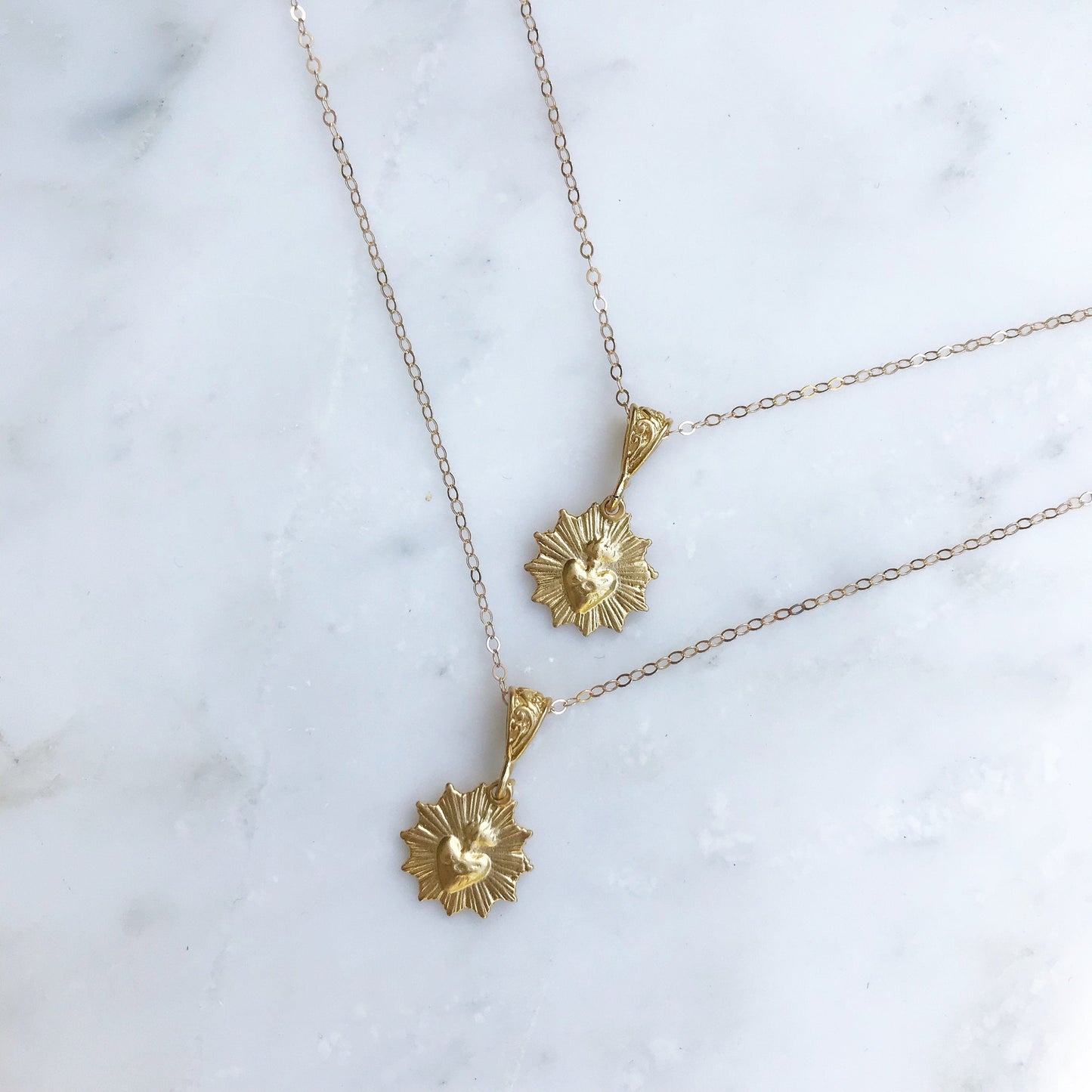 The Little Sacred Heart® Scalloped Necklace