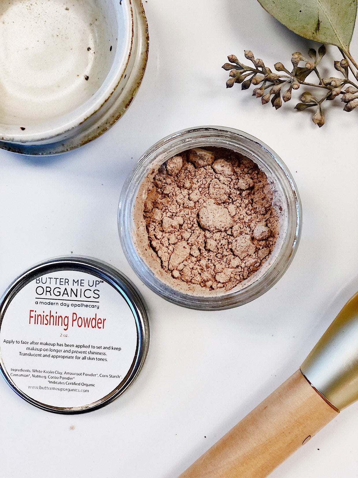 Organic Finishing Powder Setting - Premium Makeup from Butter Me Up Organics - Just $22.95! Shop now at Concordia Style Boutique