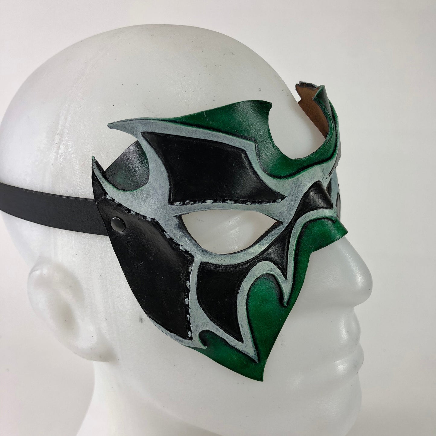 Super Hero Wrestling Mask Handmade Genuine Leather Mask
