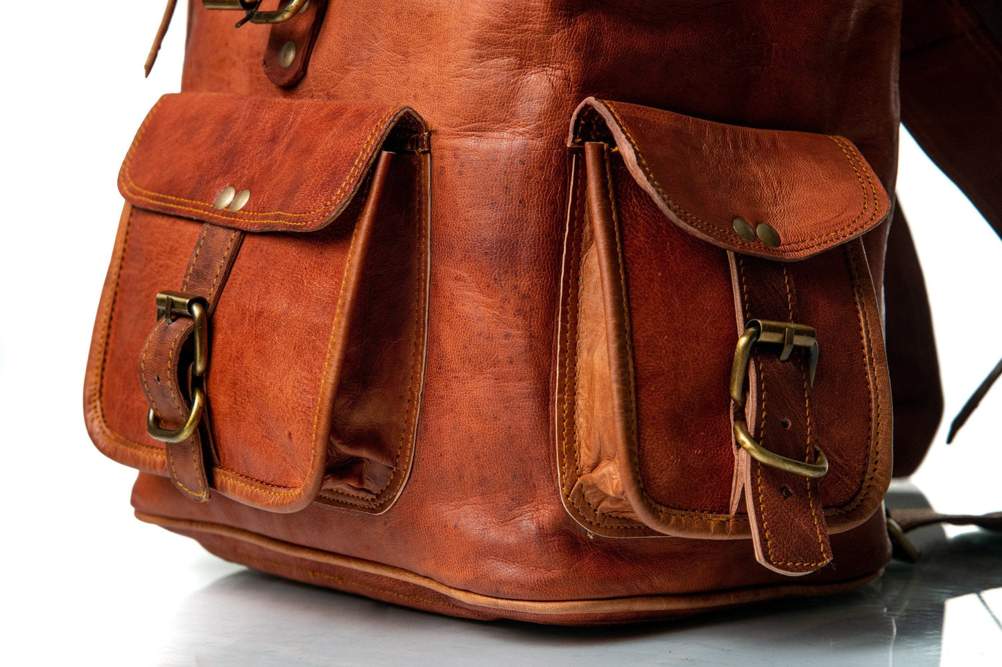 The Alvarado Tanned Backpack - Concordia Style Boutique