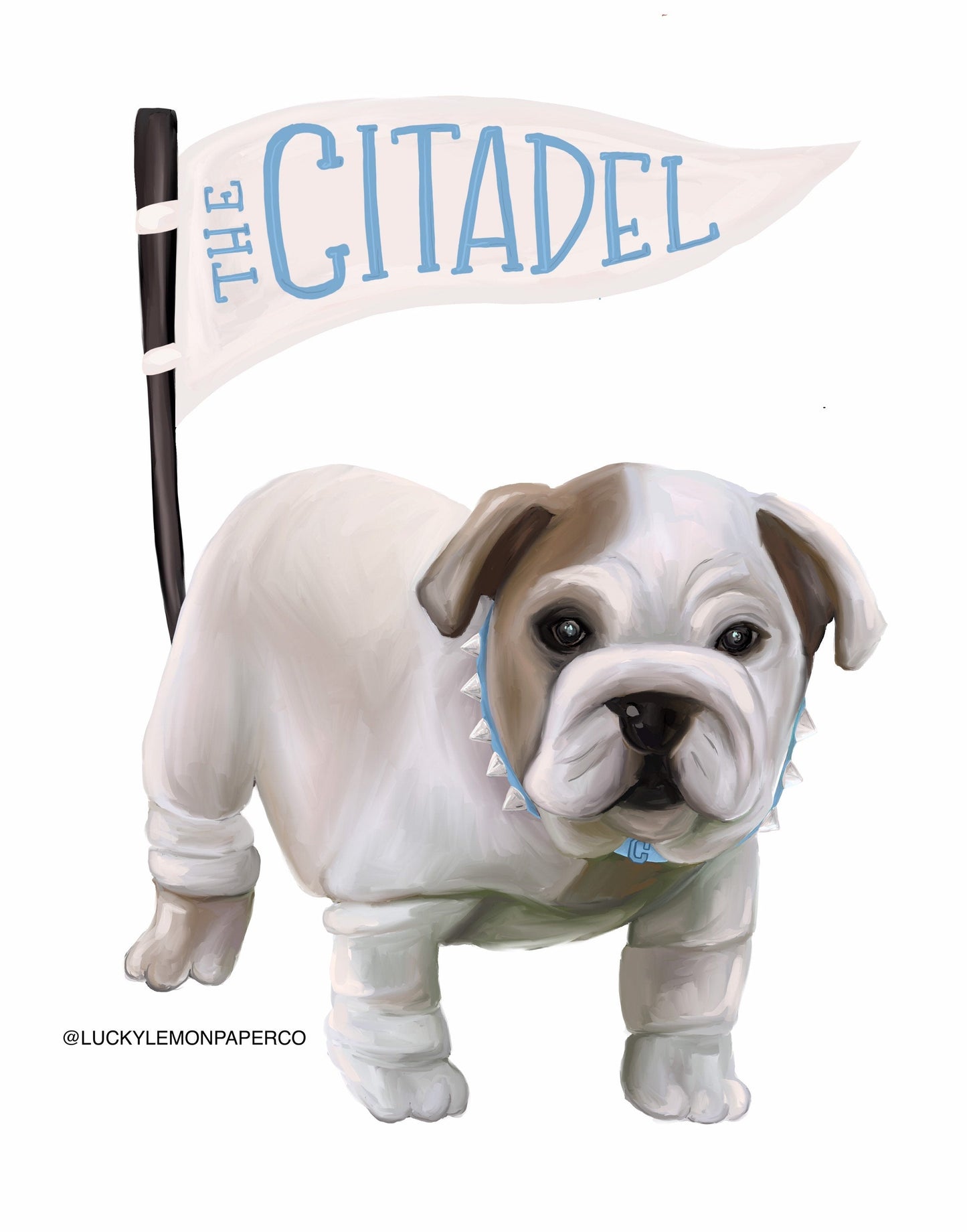 Citadel Bulldogs Nursery or Playroom Art