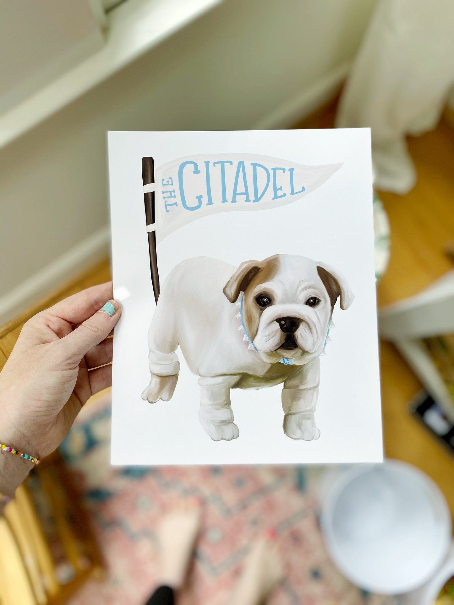 Citadel Bulldogs Nursery or Playroom Art