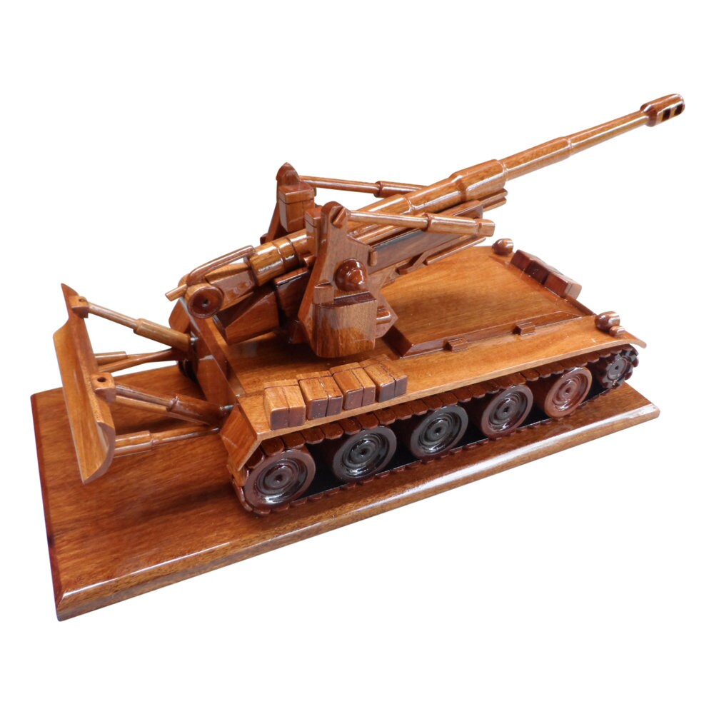 M110 Howitzer Cannon Mahogany wood model