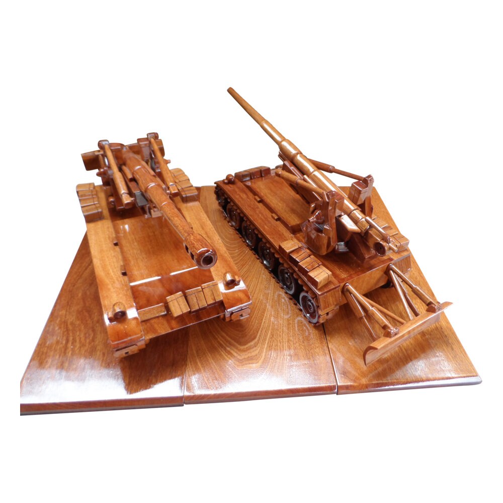 M110 Howitzer Cannon Mahogany wood model