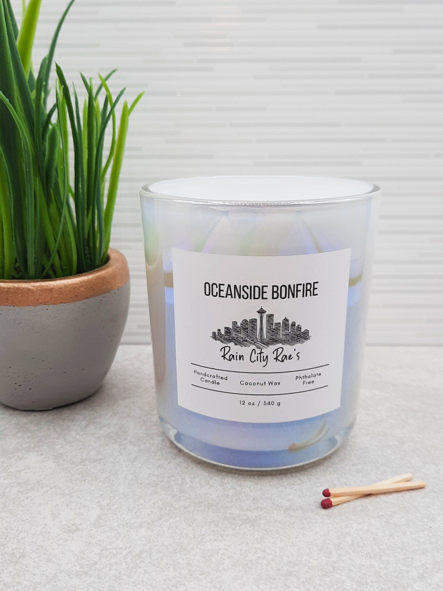 Oceanside Bonfire 13 oz Luxury Candle