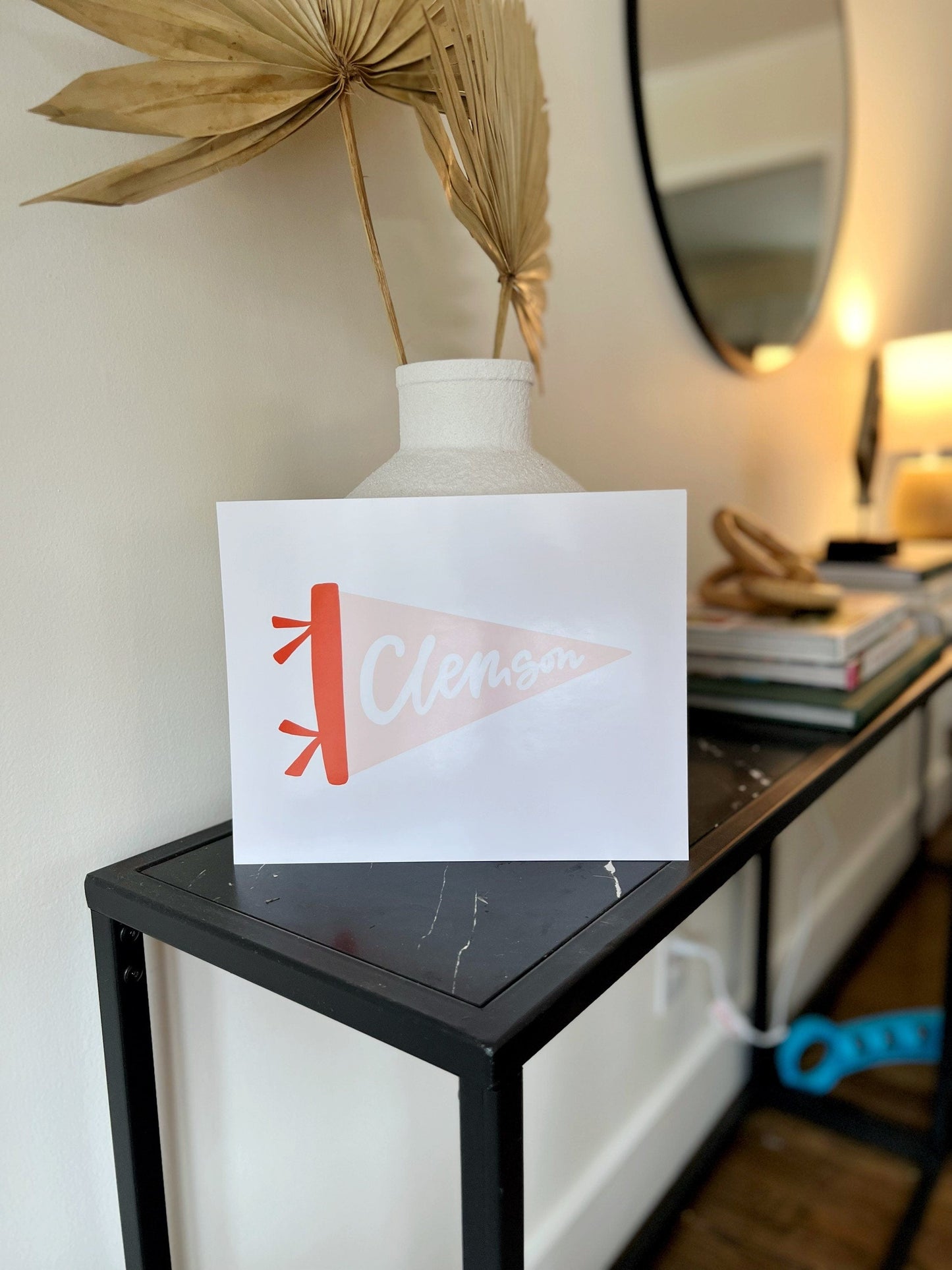 Clemson Pennant Print