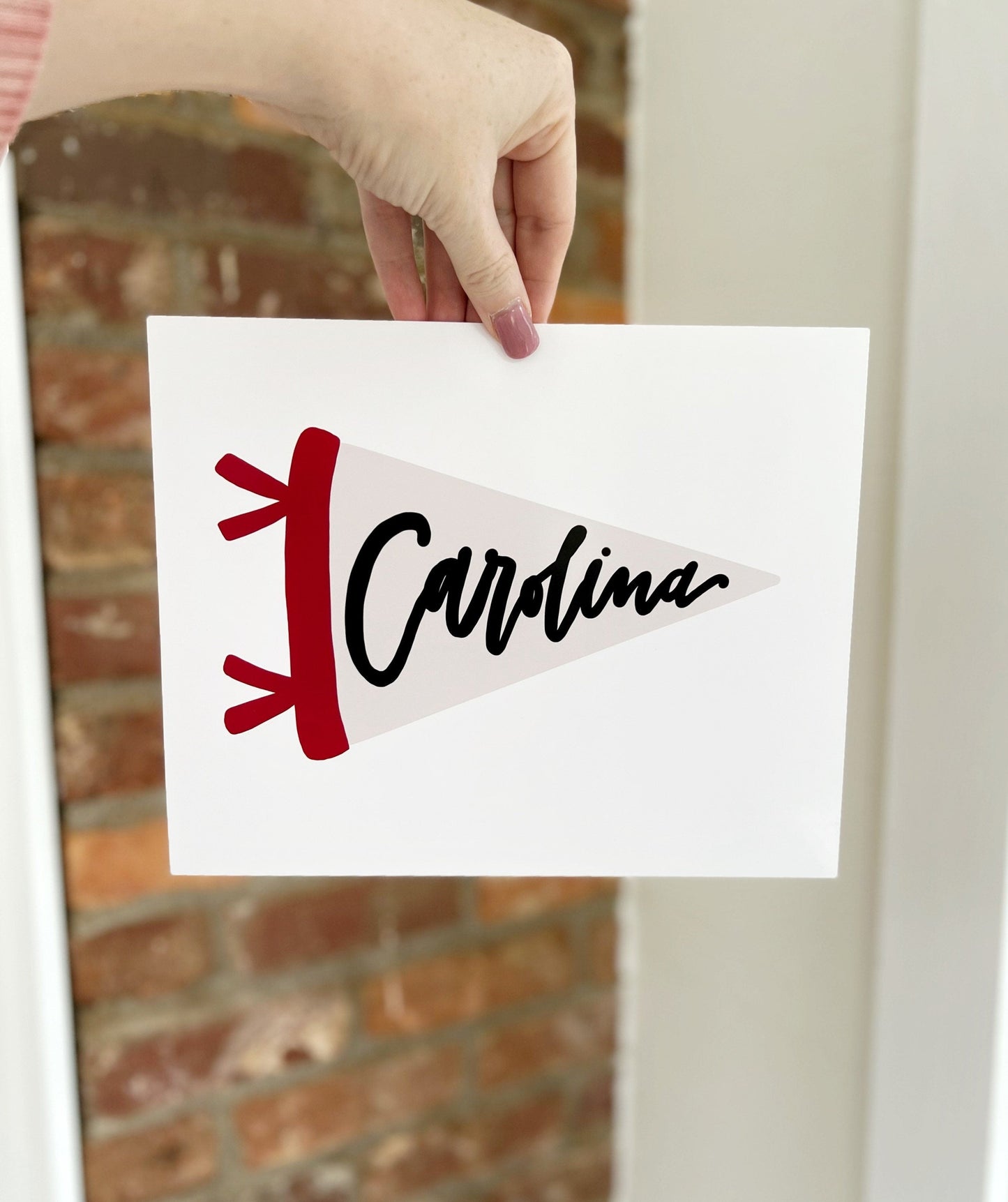 South Carolina Pennant Print