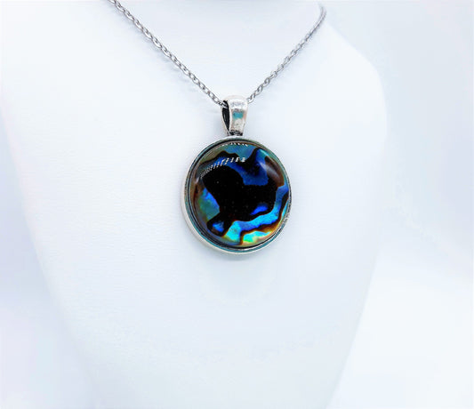 Abalone / Paua Seashell Pendant Necklace