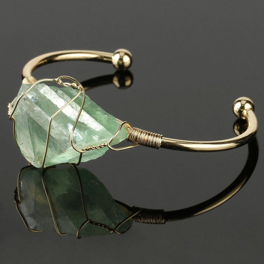 Green Fluorite Energy Freshening Crystal Bracelet