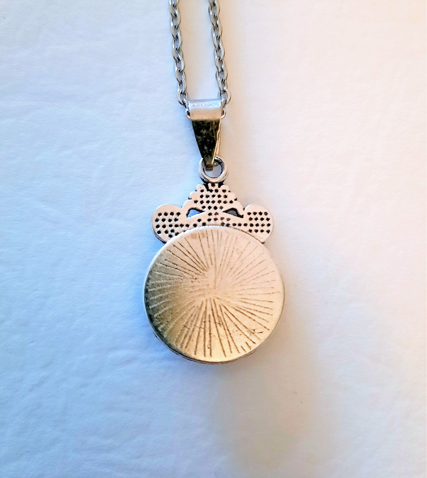 Iridescent Mermaid Scale Tibetan Necklace