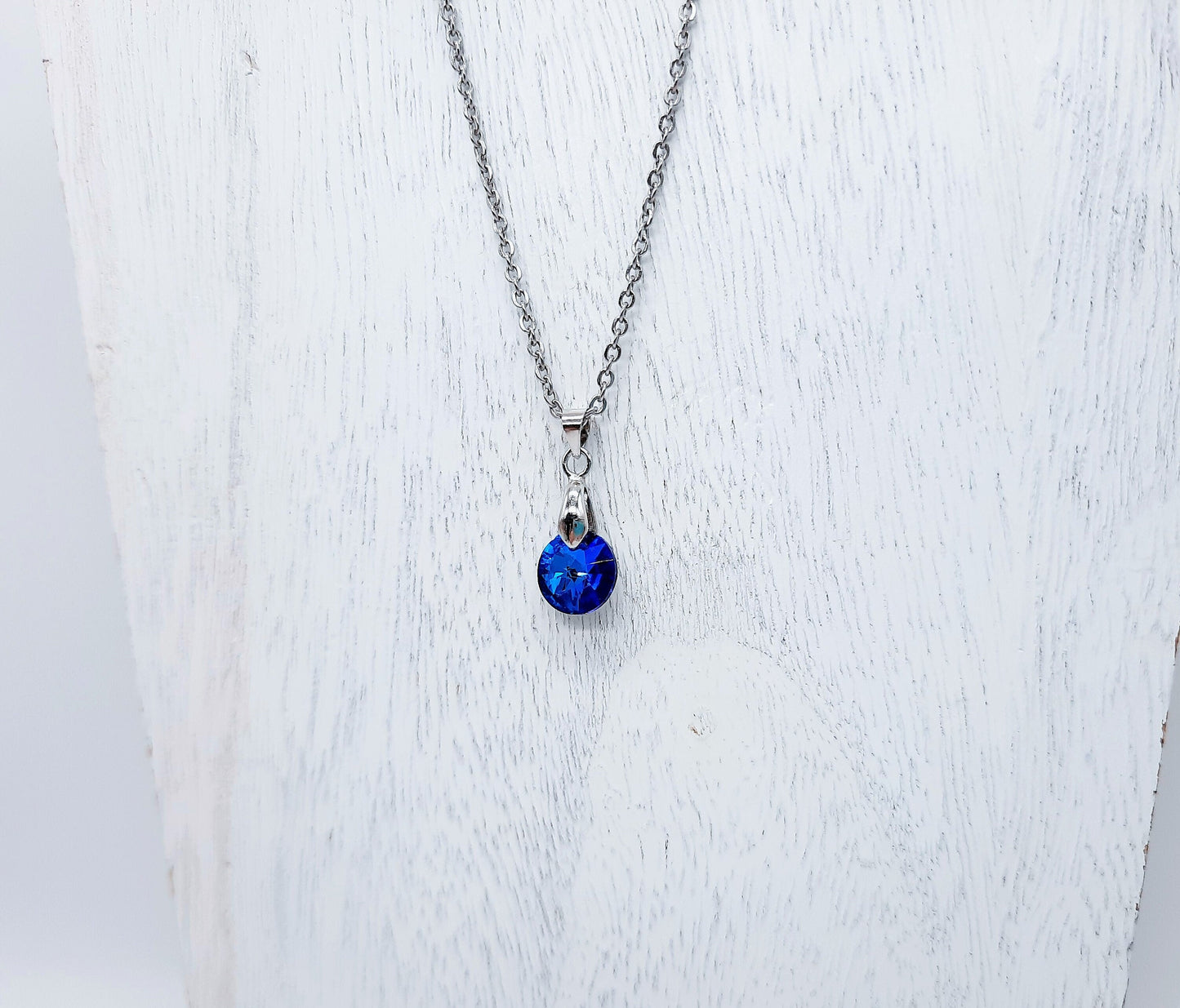 Bermuda Blue Rhinestone Necklace