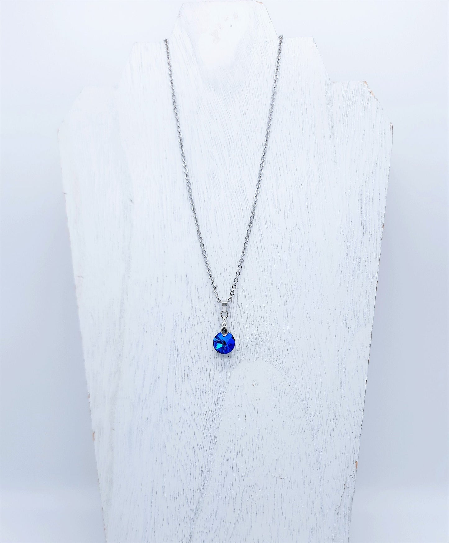 Bermuda Blue Rhinestone Necklace