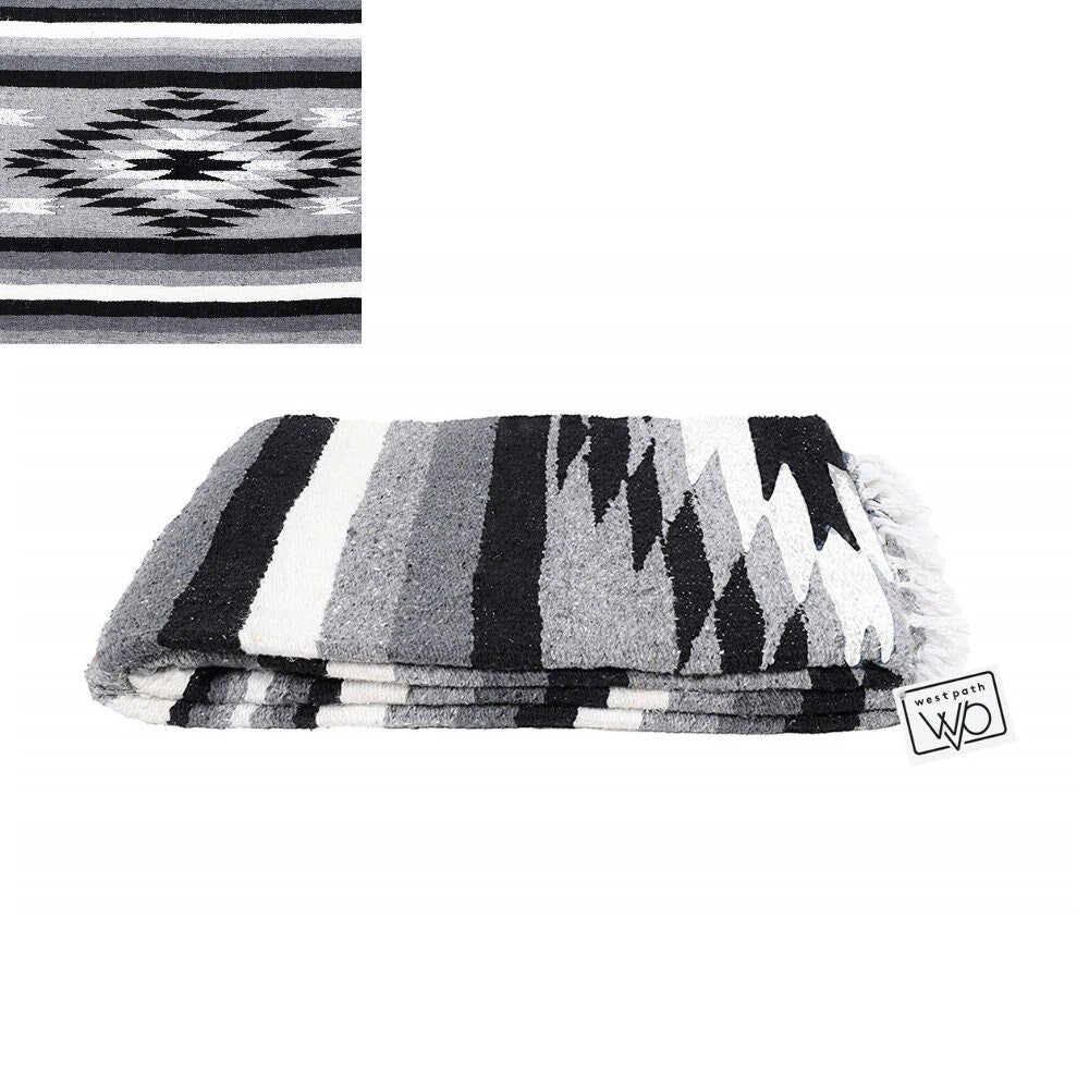 Midnight Mexican Diamond Yoga Blanket - Concordia Style Boutique