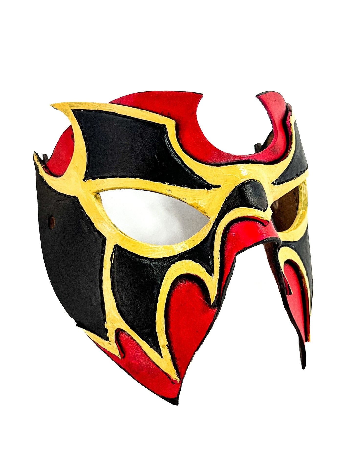 Super Hero Wrestling Mask Handmade Genuine Leather Mask