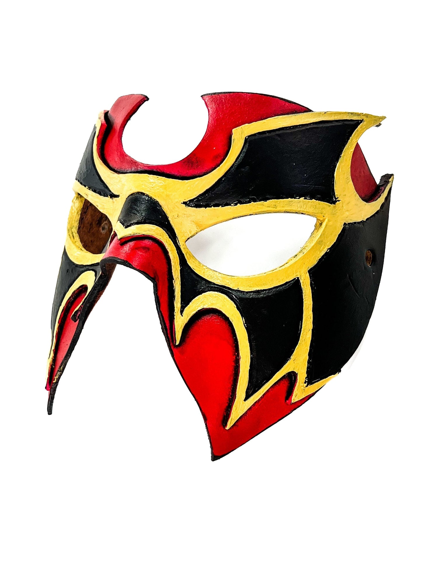 Super Hero Wrestling Mask Handmade Genuine Leather Mask