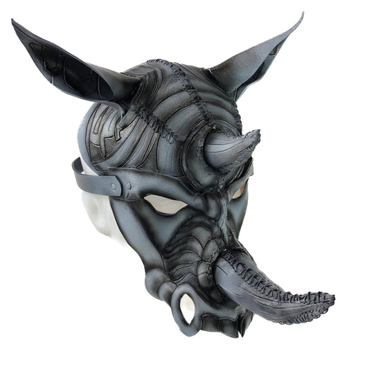 Rhino Handmade Genuine Leather Mask