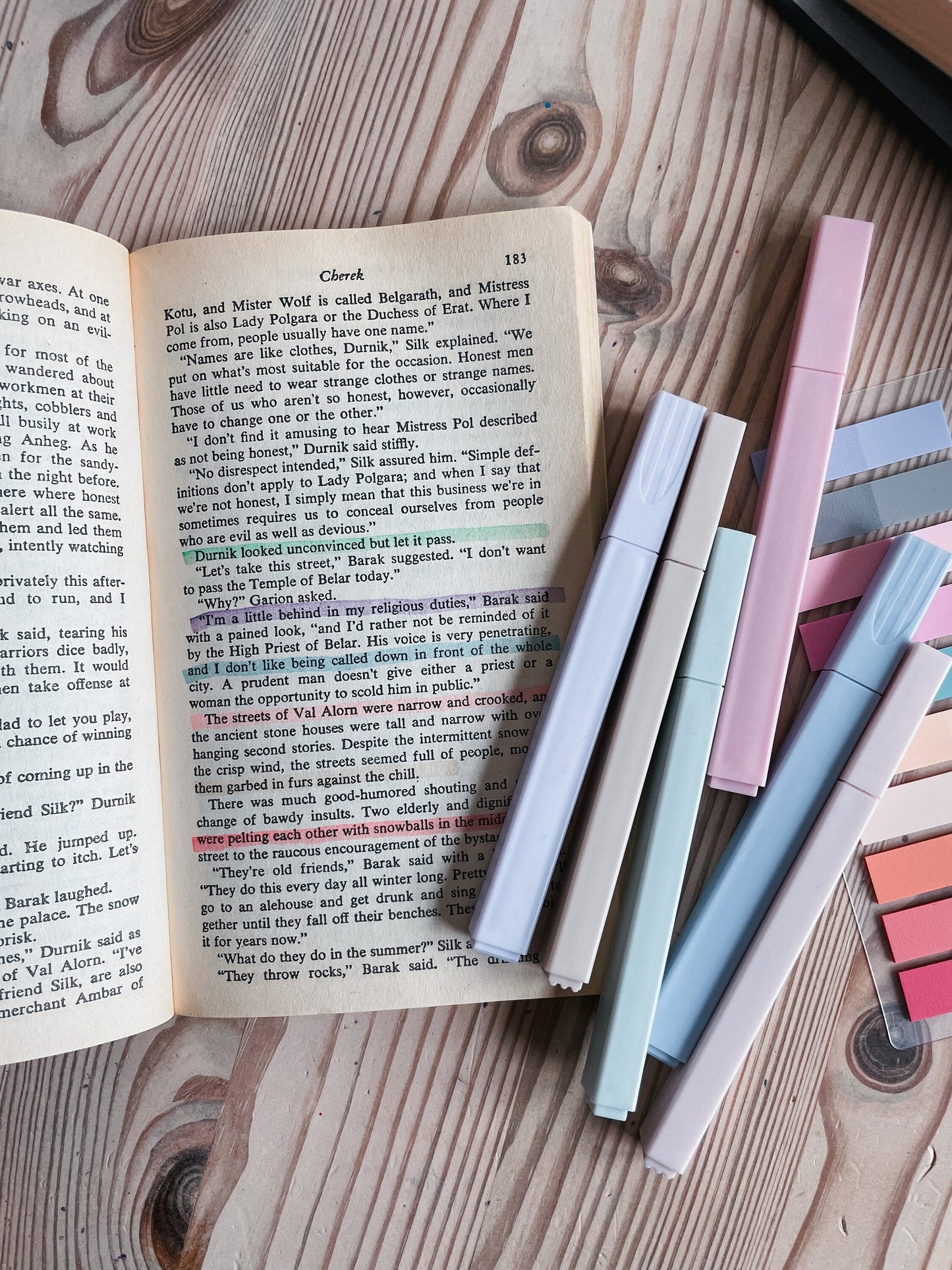 Book Annotating kit- bookmark reading log, annotating tabs, highlighters & a magnetic bookmark | Everything but the Book | Book Lovers kit