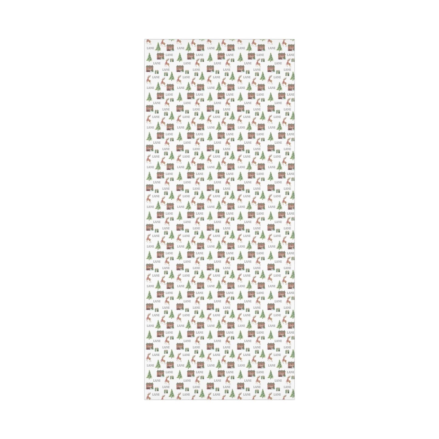Christmas At Home Personalized Wrapping Paper