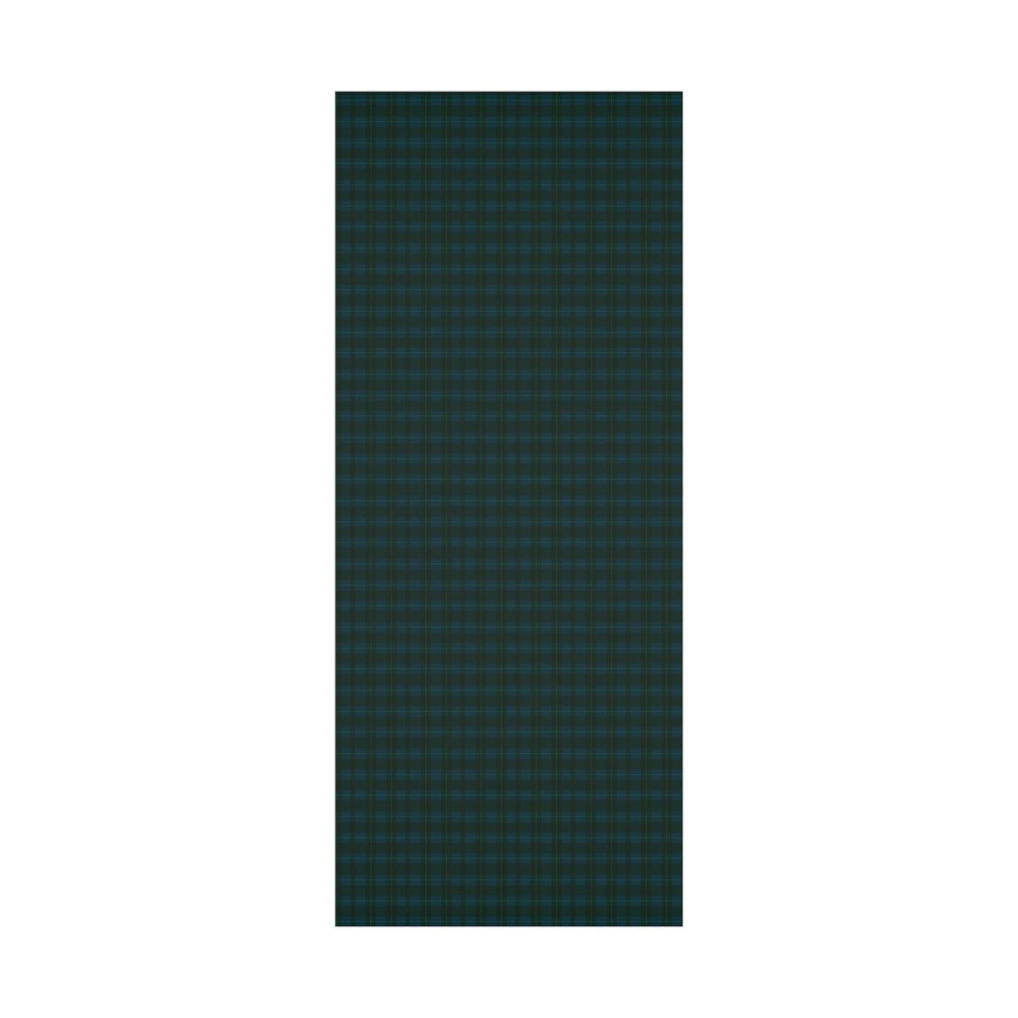 Blue and Green Plaid Wrapping Paper