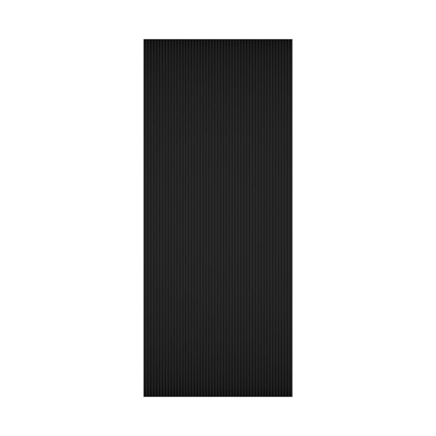 Black Striped Holiday Wrapping Paper