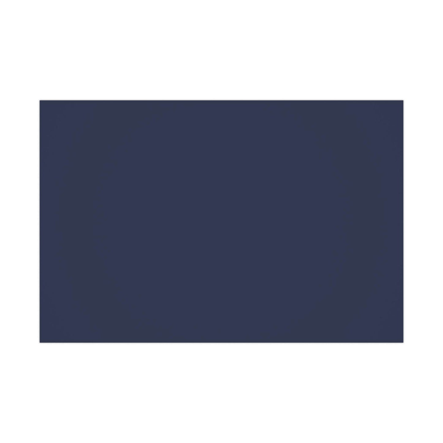 Deep Blue Solid Color Wrapping Paper