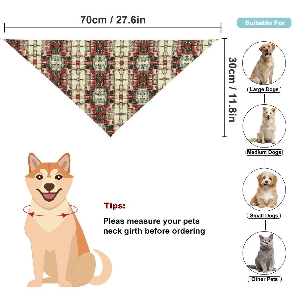 Pet Scarf - "Square Dance" - Premium Pet scarf from Concordia Style Boutique - Just $13.60! Shop now at Concordia Style Boutique