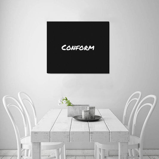 Frame Canvas Print -  24"x20" -  Made in the USA - "Conform" - All-Over Printing - Premium Artwork from Concordia Style Boutique - Just $46.52! Shop now at Concordia Style Boutique